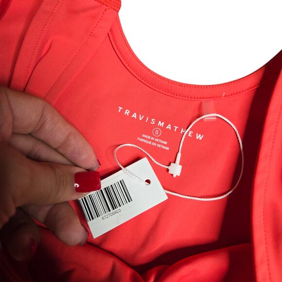 Travis Mathew Dawn Glow Tech Woven Romper Size: S - Picture 5 of 6